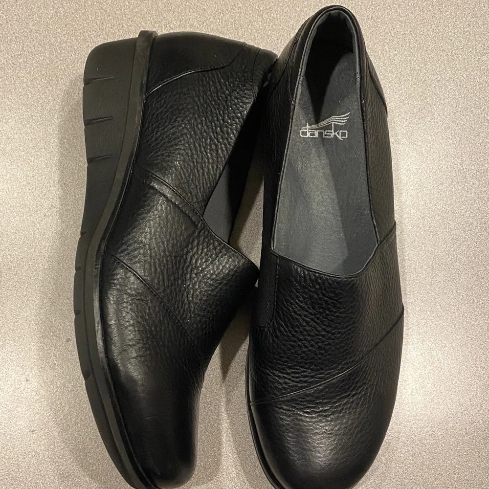 Black Womens Leather Shoes